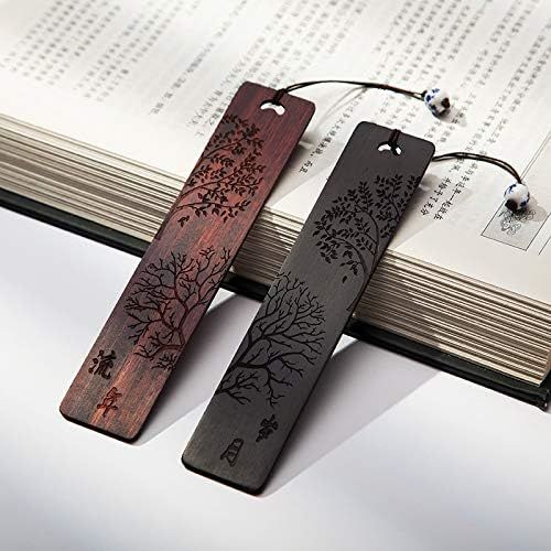 Wooden Handmade Carving Natural Wood Bookmarks