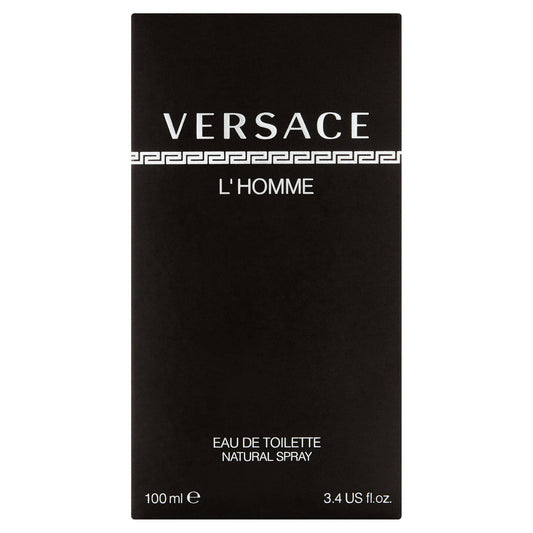 Versace L'Homme Eau de Toilette Cologne for Men 3.4 oz