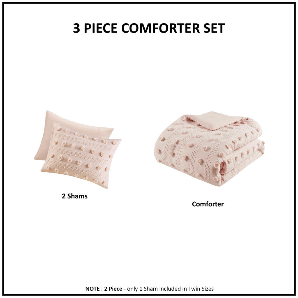 Clip Jacquard Comforter Set