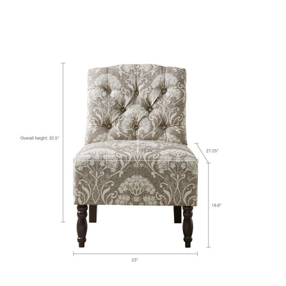 Tufted Armless Chair