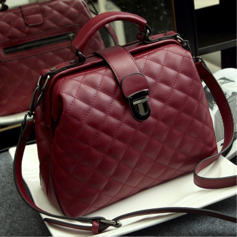 Women Doctor Bag 2024 Mobile Messenger Shoulder Clutch Large Capacity Ladies Scrub Leather Leather Handbag