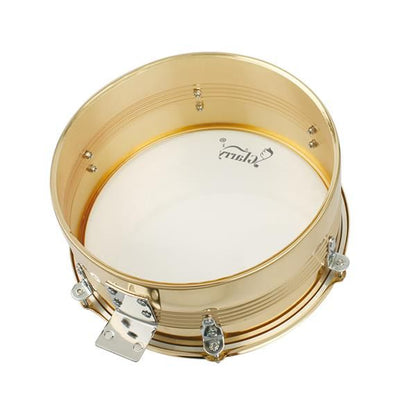 [Do Not Sell on Amazon]Glarry 13" & 14" Timbales Drum Set with Stand and Cowbell Golden