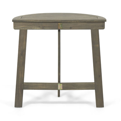 WESTMONT HALF-ROUND BISTRO TABLE, GREY