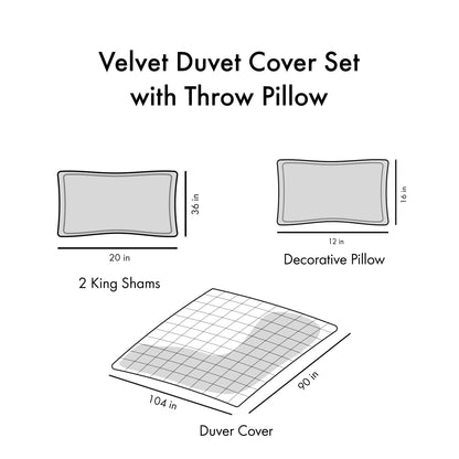 Velvet Duvet Cover Set