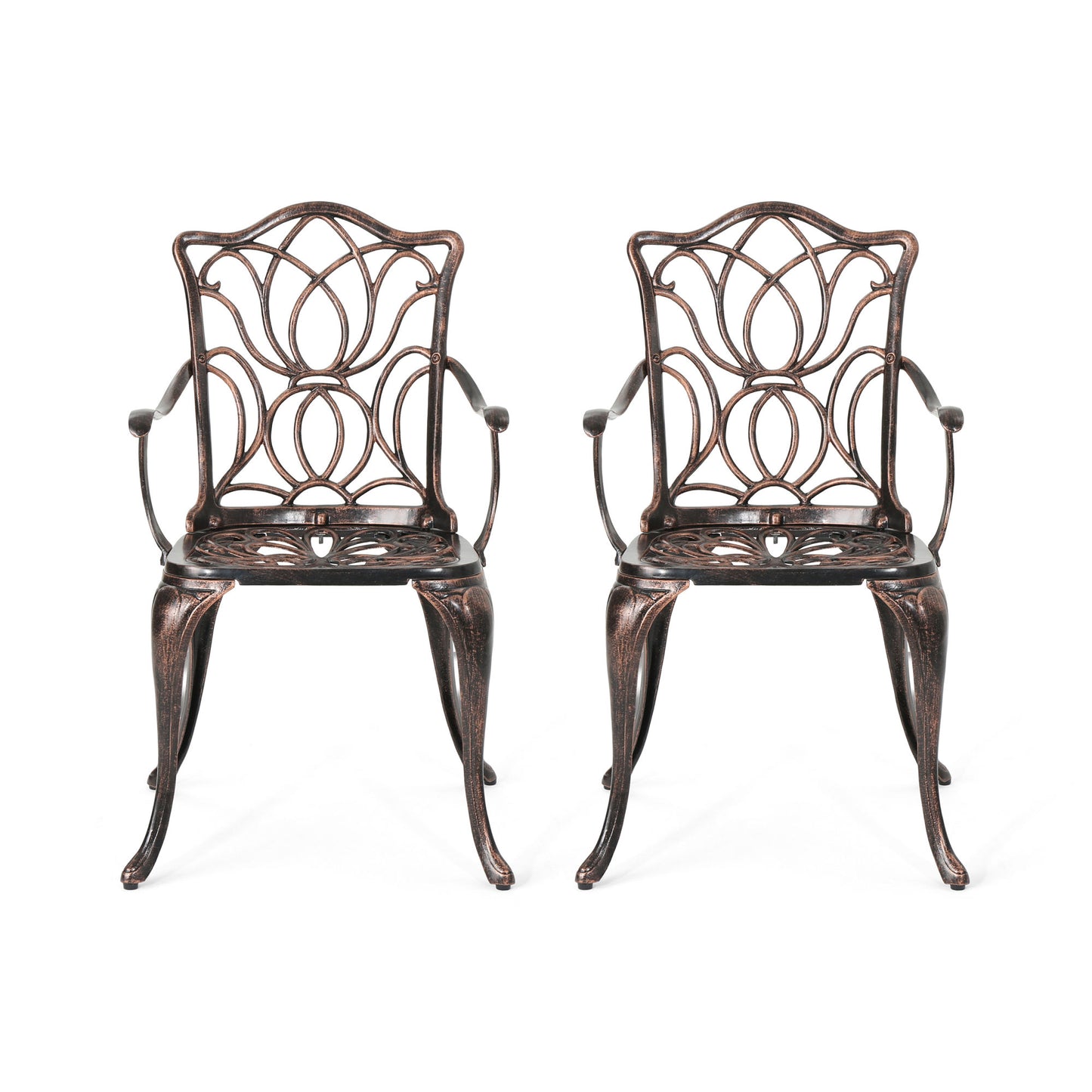 Tucson Dining Chair, Black Copper (Set of 2)