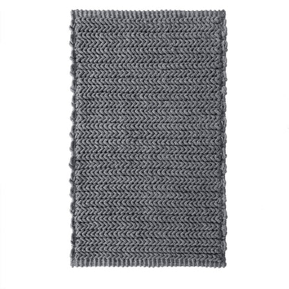 100% Cotton Chenille Chain Stitch Rug