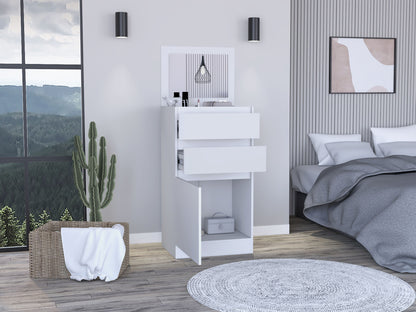 Cassel 2-Drawer Dresser White