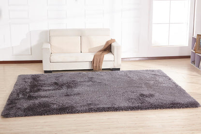 Chubby Shaggy Hand Tufted Area Rug in Grey