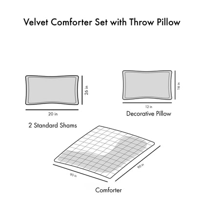 Velvet Comforter Set