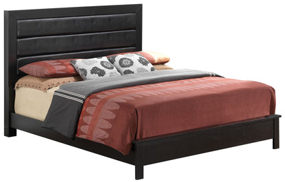 Stylish Transitional Twin Bed In Black