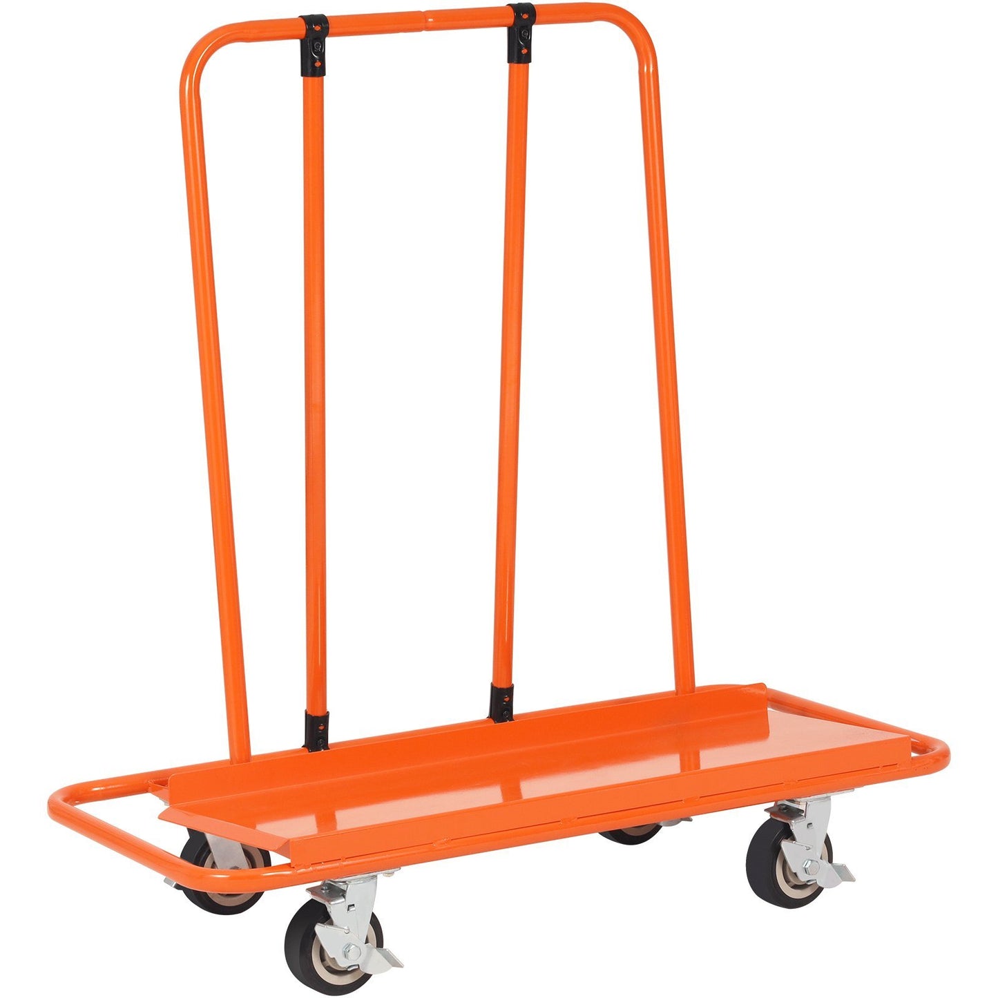 VEVOR Drywall Cart, 3000 LBS Panel Dolly Cart with 45.28" x 21.8" Deck and 5" Swivel Wheels, Heavy-Duty Drywall Sheet Cart, Handling Wall Panel, Sheetrock, Lumber, for Garage, Home, Warehouse