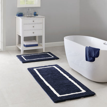 Reversible High Pile Tufted Microfiber Bath Rug