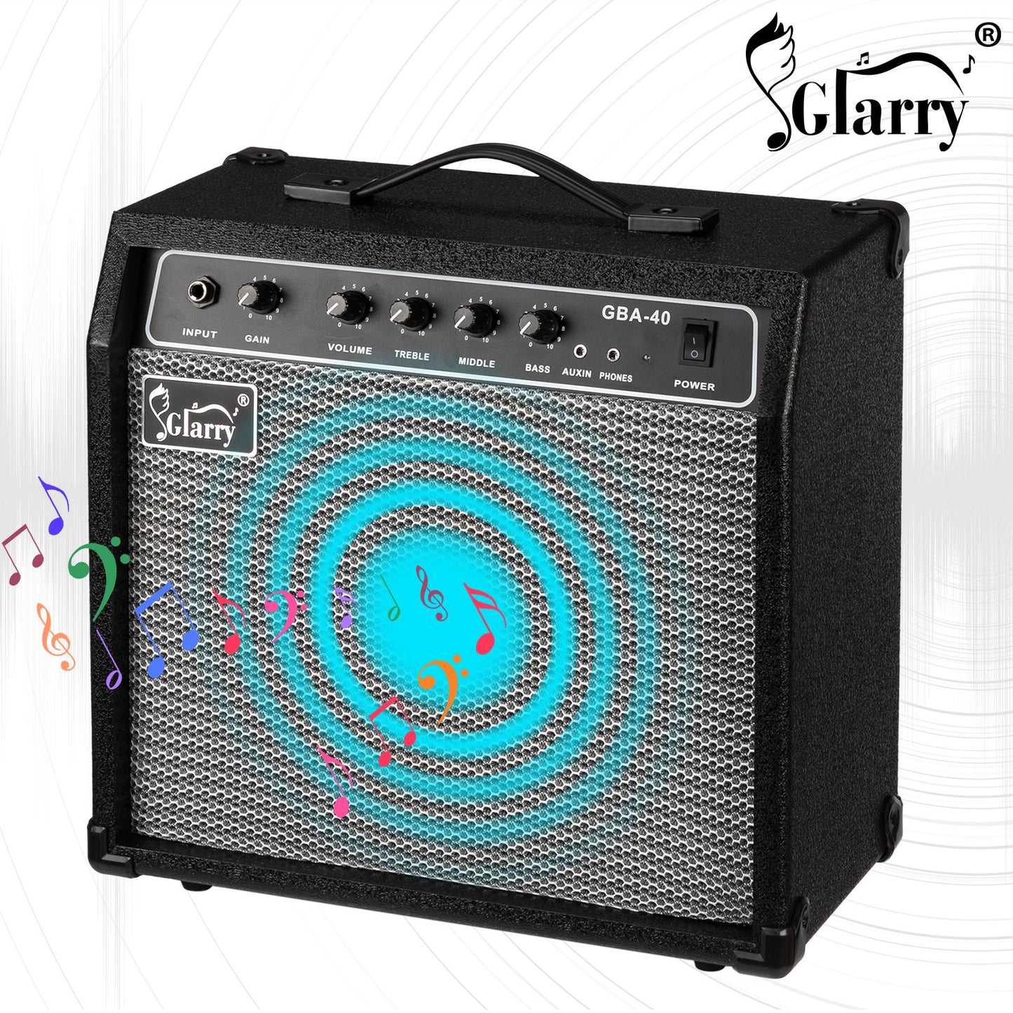 [Do Not Sell on Amazon]Glarry 40W GBA-40 Electric Guitar Amplifier Black