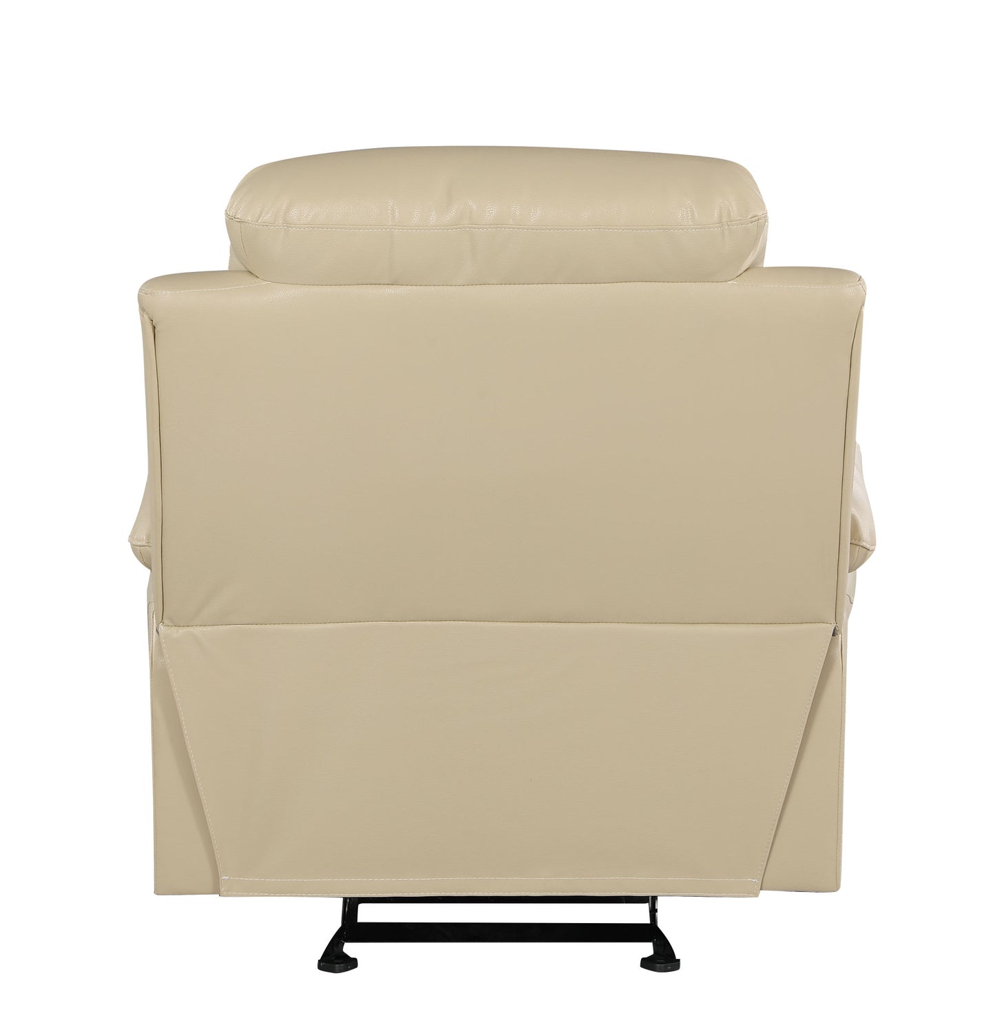 Global United Leather Air Upholstered Chair with Fiber Back