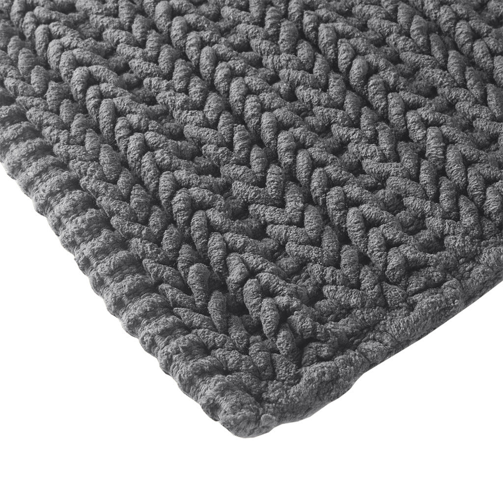 100% Cotton Chenille Chain Stitch Rug