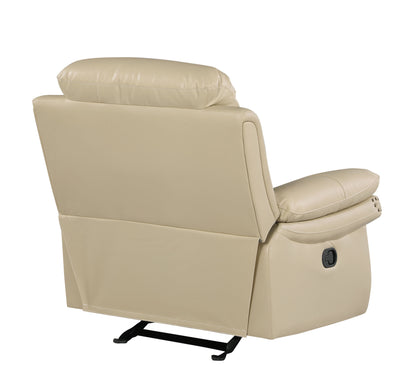 Global United Leather Air Upholstered Chair with Fiber Back