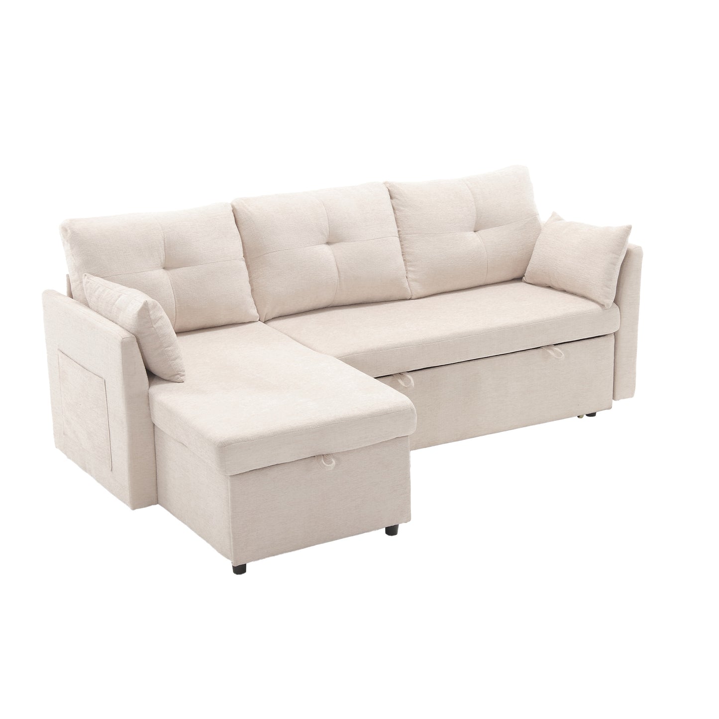 UNITED Modular Sectional Sofa L Shaped Modular Couch with Reversible Chaise Modular Sofa Sectional Couch with Storage Seats