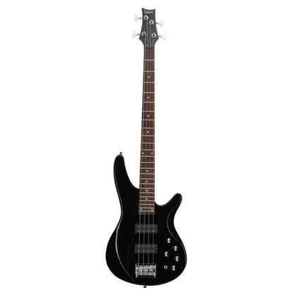 [Do Not Sell on Amazon]Glarry 44 Inch GIB 4 String H-H Pickup Laurel Wood Fingerboard Electric Bass Guitar with Bag and other Accessories Black