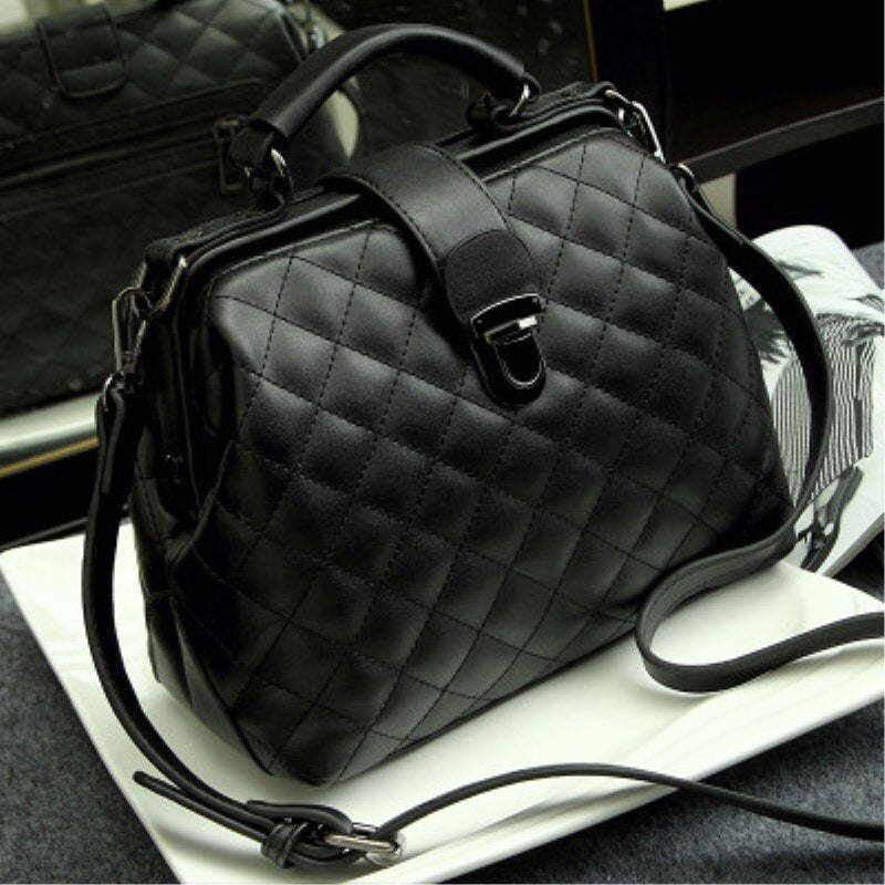 Women Doctor Bag 2024 Mobile Messenger Shoulder Clutch Large Capacity Ladies Scrub Leather Leather Handbag