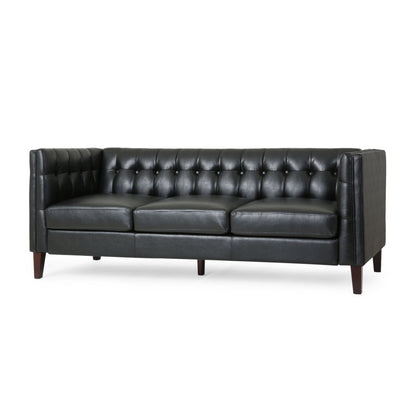 Mirod Comfy 3-seat Sofa with Tufted Back , Modern for Living Room