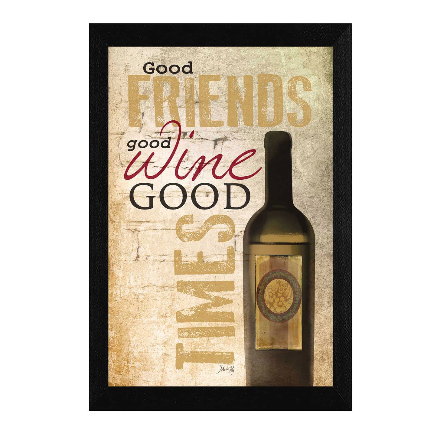 "Good Wine" Wall Art By Marla Rae