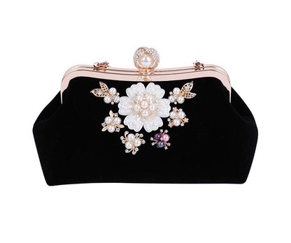 Ladies Handbag Retro Clutch Bag/Tote Bags Womens Evening Clutch Elegant, Black