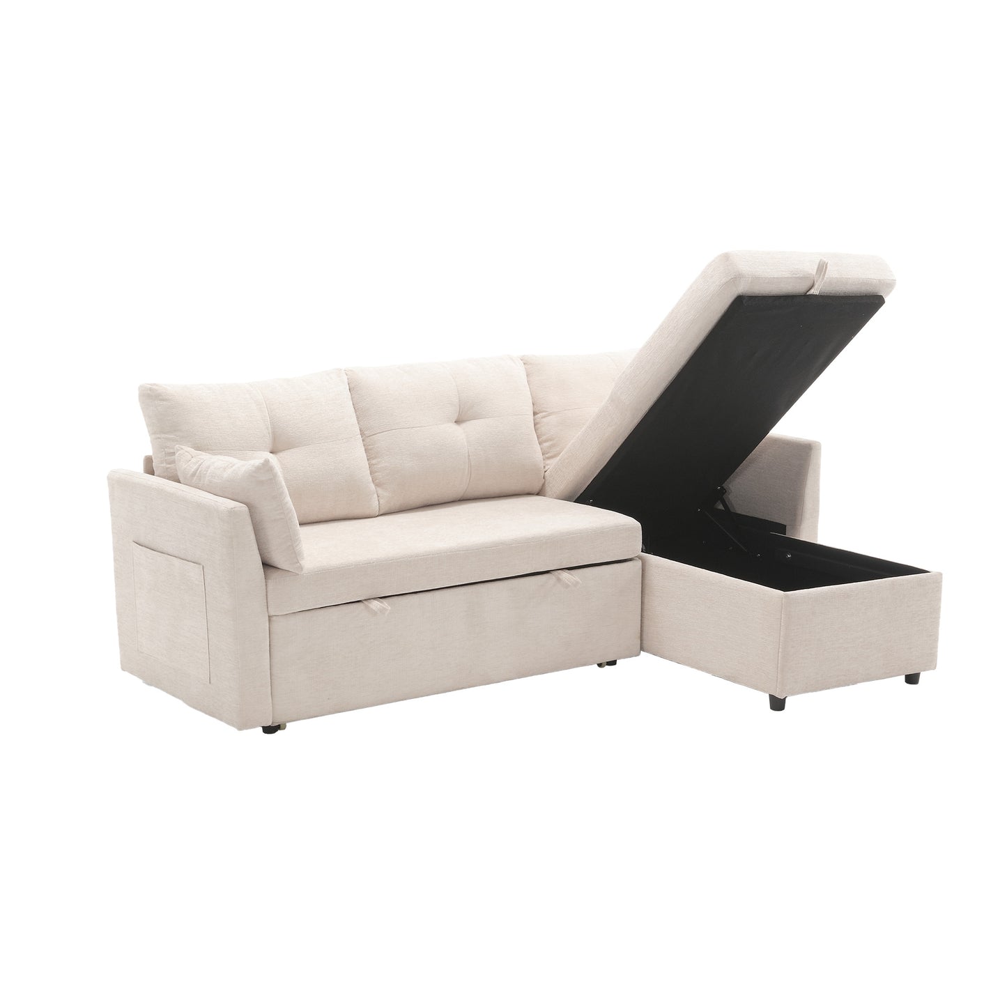 UNITED Modular Sectional Sofa L Shaped Modular Couch with Reversible Chaise Modular Sofa Sectional Couch with Storage Seats