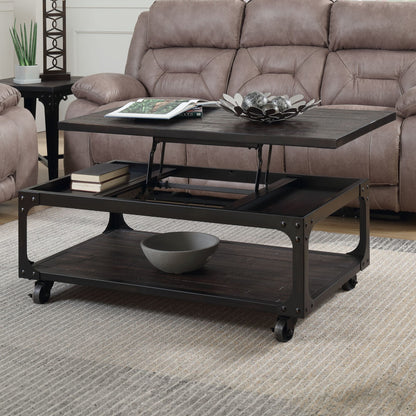 Sherlock - Lift Top Cocktail Table - Brown