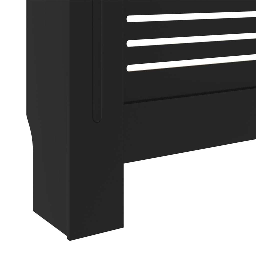 MDF Radiator Cover Black 80.7"