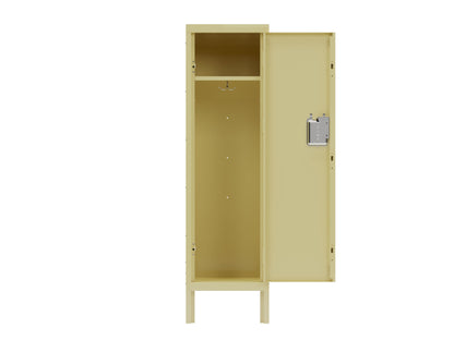 1 Door Tall Single Retro Style Steel Locker in Yellow