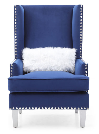 Glory Furniture Wilshire G0953A-AC Chair , BLUE