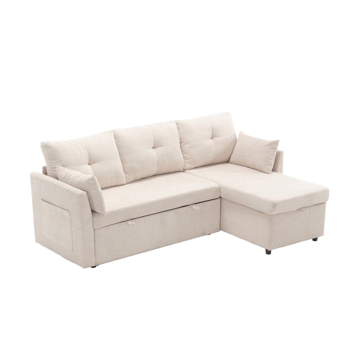 UNITED Modular Sectional Sofa L Shaped Modular Couch with Reversible Chaise Modular Sofa Sectional Couch with Storage Seats