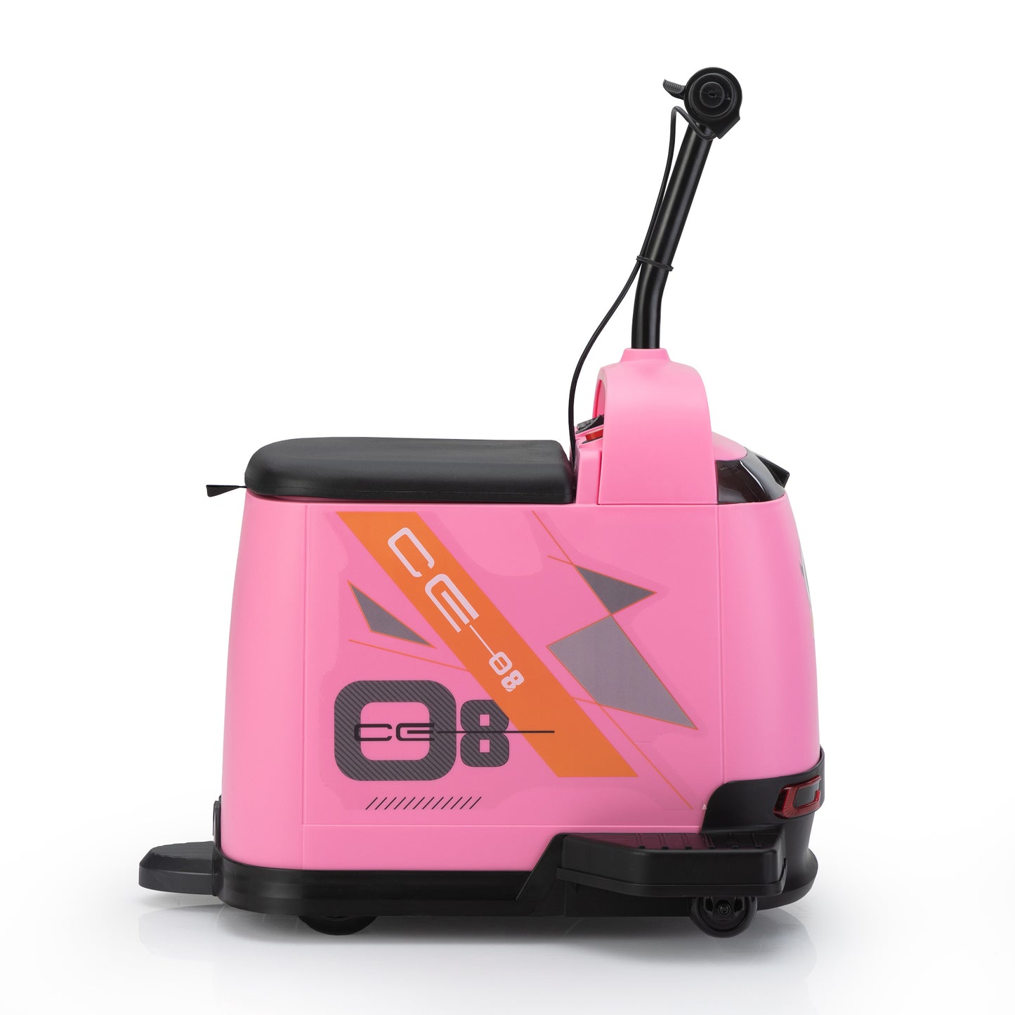 12V Kids Ride On Box, Electric Box Car with High-Low Speeds, Variable Speed Throttle, MP3, USB, Storage, Battery Powered Toy Gift for 8-12 Years Old, Pink + Black