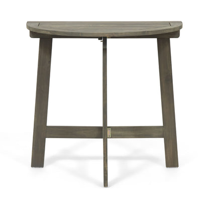 WESTMONT HALF-ROUND BISTRO TABLE, GREY