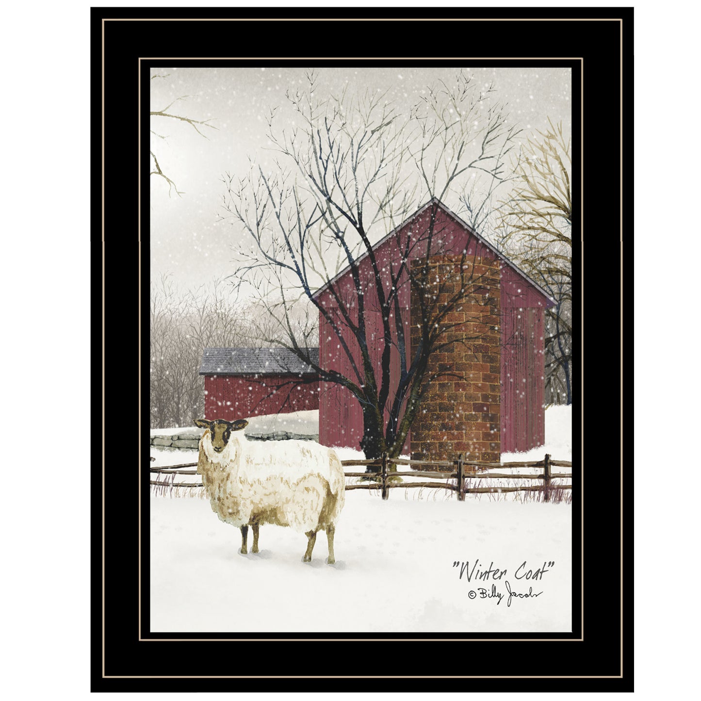 "Winter Coat" Framed Wall Art by Billy Jacobs