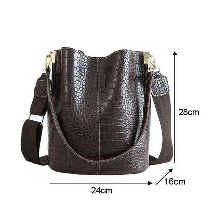 Crocodile Pattern Crossbody Bag for Women Shoulder Bag Brand Designer