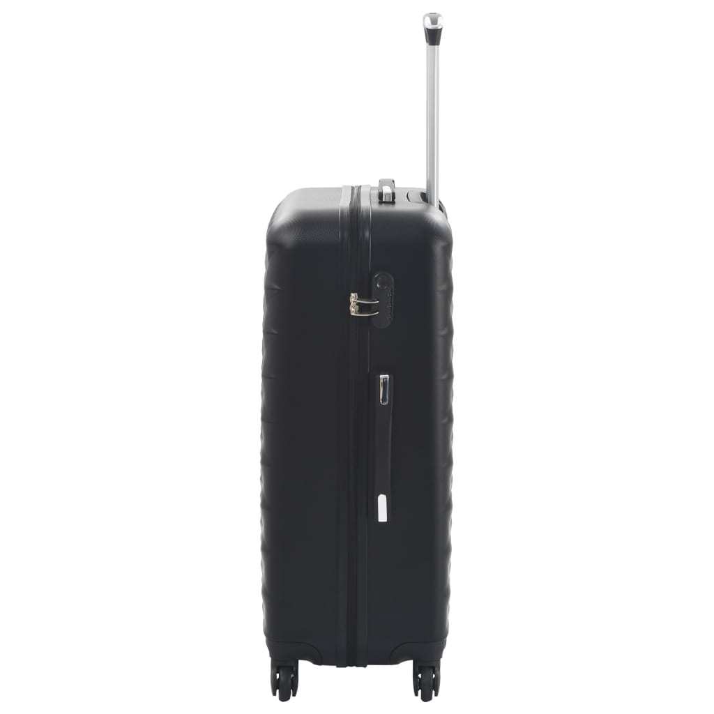 Hardcase Trolley Set 3 pcs Black ABS