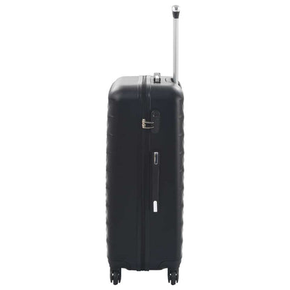 Hardcase Trolley Set 3 pcs Black ABS