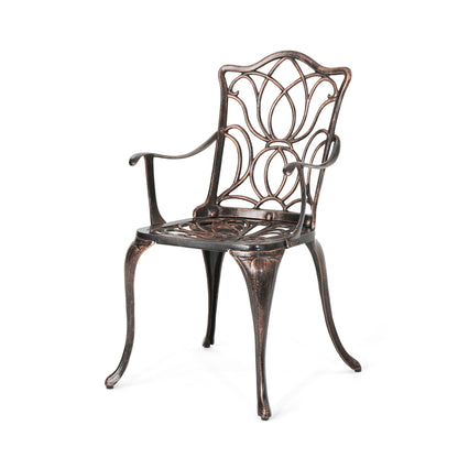 Tucson Dining Chair, Black Copper (Set of 2)