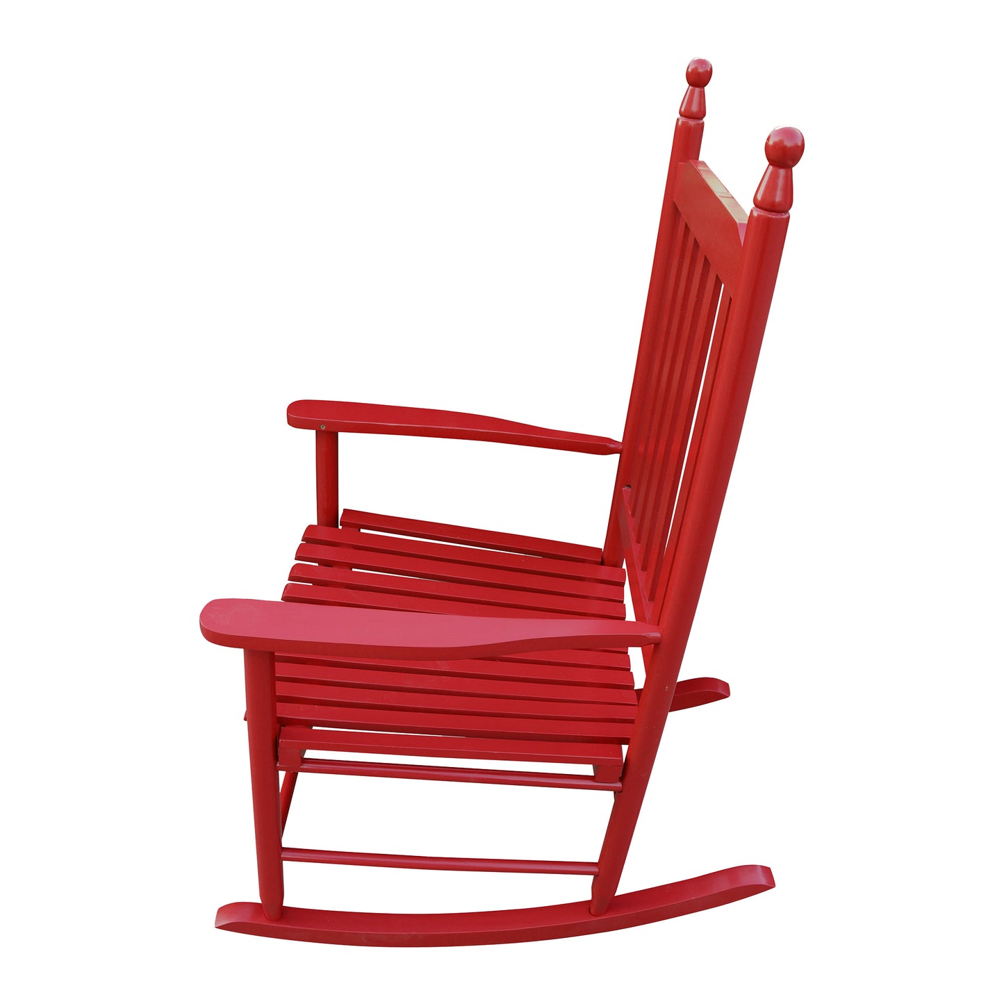 wooden porch rocker chair Red